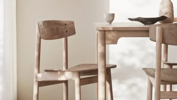 HAY Sitzgelegenheiten-Mater Conscious Chair 3162, Eiche geseift - Coffee Waste Light