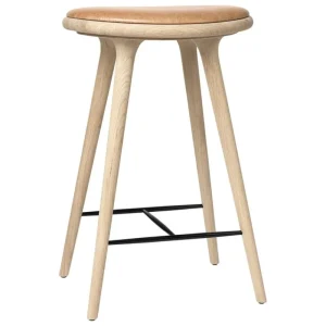 Mater Sitzgelegenheiten-High Stool, 69 cm, Eiche geseift