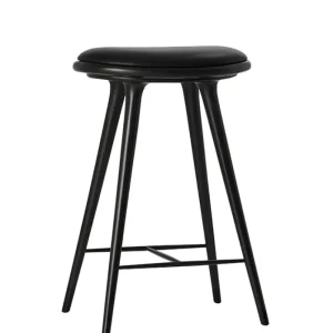 Audo Copenhagen Sitzgelegenheiten-Mater High Stool, 69 cm, schwarz gebeizte Buche