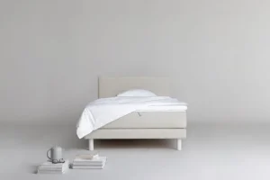 Matri Betten-Aina Bett, 120 × 200 cm, Elfenbein Melange