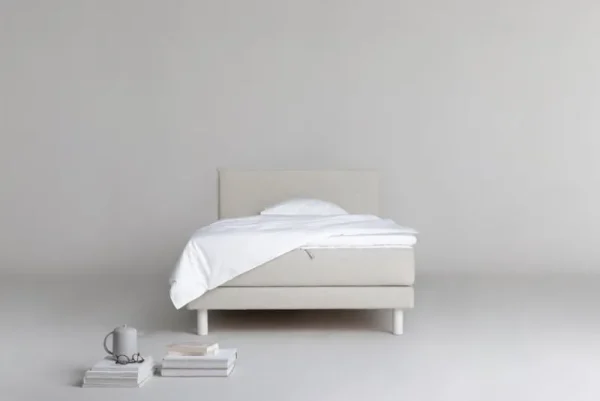Matri Betten-Aina Bett, 120 × 200 cm, Elfenbein Melange