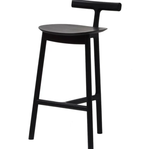 Mattiazzi Sitzgelegenheiten-MC7 Radice Barhocker, 65 cm, schwarz