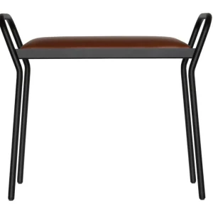 HAY Sitzgelegenheiten-Maze Anyone Hocker, Schwarz – Vintage cognacbraun