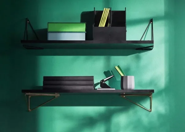 String Furniture Regale-Maze Regal Pythagoras L, 80 x 27 cm, schwarz