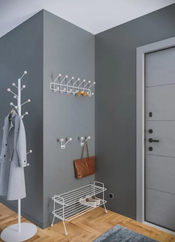 Maze Garderoben Und Kleiderbügel^Wandgarderobe Bill Horizontal, weiß