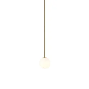 Pholc Deckenleuchten-Michael Anastassiades Brass Architectural Collection Pendelleuchte 80, poliertes Messing