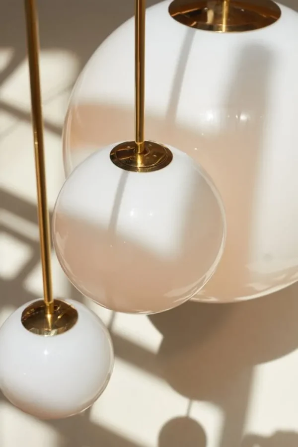 Pholc Deckenleuchten-Michael Anastassiades Brass Architectural Collection Pendelleuchte 80, poliertes Messing