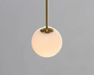 Pholc Deckenleuchten-Michael Anastassiades Brass Architectural Collection Pendelleuchte 80, poliertes Messing