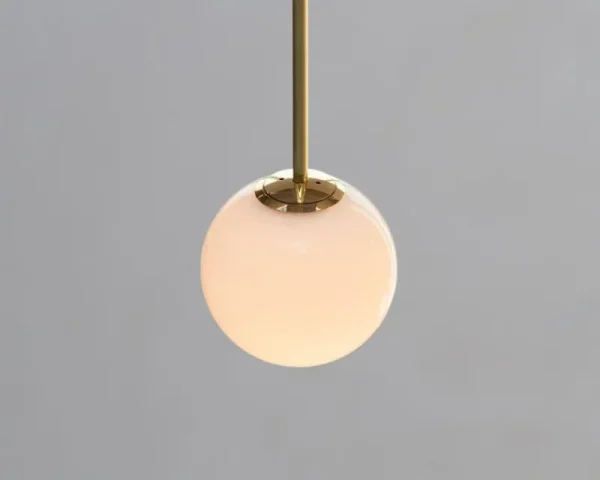 Pholc Deckenleuchten-Michael Anastassiades Brass Architectural Collection Pendelleuchte 80, poliertes Messing