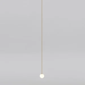 Pholc Deckenleuchten-Michael Anastassiades Brass Architectural Collection Pendelleuchte 80, poliertes Messing