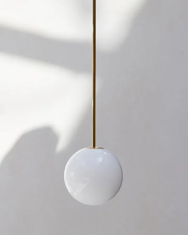 Pholc Deckenleuchten-Michael Anastassiades Brass Architectural Collection Pendelleuchte 80, poliertes Messing