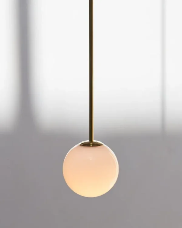 Pholc Deckenleuchten-Michael Anastassiades Brass Architectural Collection Pendelleuchte 80, poliertes Messing