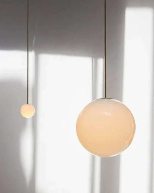 Pholc Deckenleuchten-Michael Anastassiades Brass Architectural Collection Pendelleuchte 80, poliertes Messing