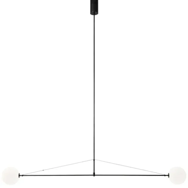 Tom Dixon Deckenleuchten-Michael Anastassiades Mobile Chandelier 2, schwarz patiniertes Messing