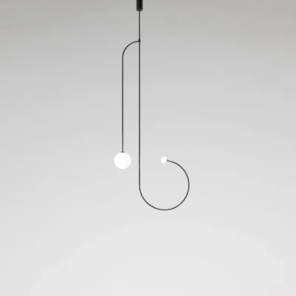 Tom Dixon Deckenleuchten-Michael Anastassiades Mobile Chandelier 11, schwarz patiniertes Messing