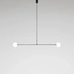 Tom Dixon Deckenleuchten-Michael Anastassiades Mobile Chandelier 2, schwarz patiniertes Messing