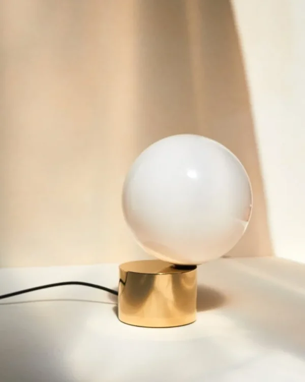 Iittala Tischlampen-Michael Anastassiades Tip of the Tongue Tischleuchte, poliertes Messing