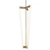 Michael Anastassiades Deckenleuchten-Tube Kronleuchter, Satin Brass