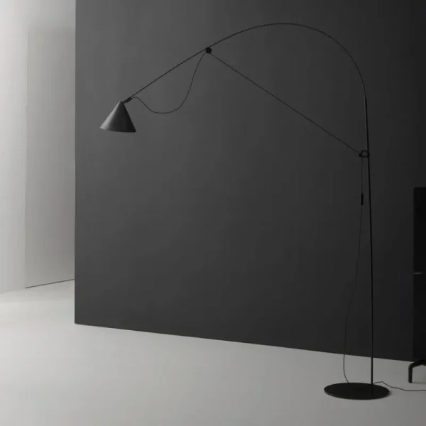 Foscarini Stehleuchten-Midgard AYNO L Stehleuchte, 3000K, Schwarz