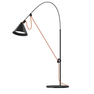 Stilnovo Schreibtischlampen | Tischlampen-Midgard AYNO S Tischleuchte, 3000K, Schwarz - Orange