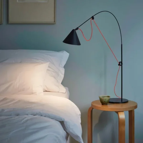 Stilnovo Schreibtischlampen | Tischlampen-Midgard AYNO S Tischleuchte, 3000K, Schwarz - Orange