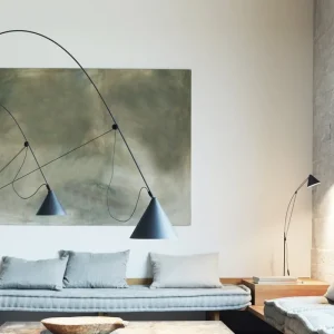 Stilnovo Schreibtischlampen | Tischlampen-Midgard AYNO S Tischleuchte, 3000K, Schwarz - Orange