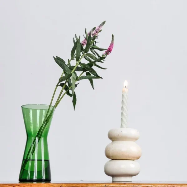 Iittala Kerzen Und Kerzenhalter-Mifuko Kandili Kerzenhalter A, Cremeweiß