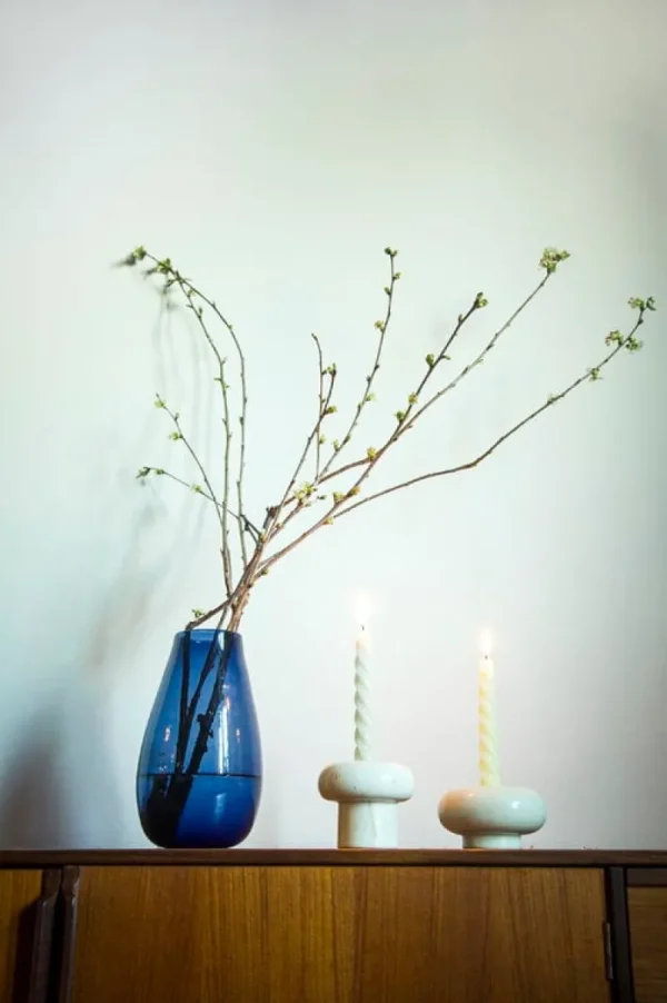 Iittala Kerzen Und Kerzenhalter-Mifuko Kandili Kerzenhalter A, Cremeweiß