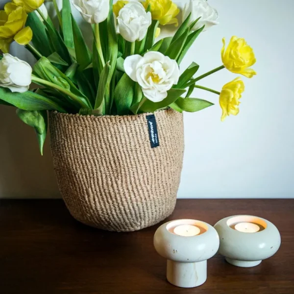 Iittala Kerzen Und Kerzenhalter-Mifuko Kandili Kerzenhalter A, Cremeweiß