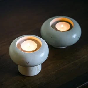 Iittala Kerzen Und Kerzenhalter-Mifuko Kandili Kerzenhalter A, Cremeweiß