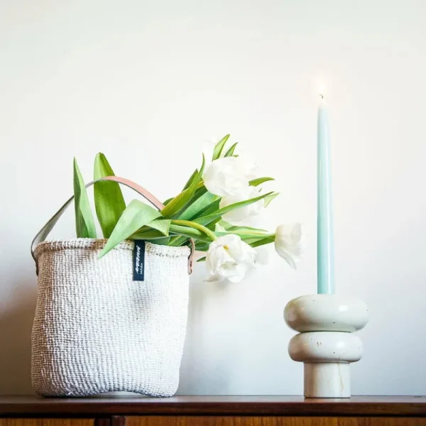 Iittala Kerzen Und Kerzenhalter-Mifuko Kandili Kerzenhalter A, Cremeweiß