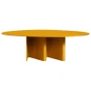 Artek Tische-Miniforms Nami Tisch, oval, 220 x 130 cm, zucca-gelb