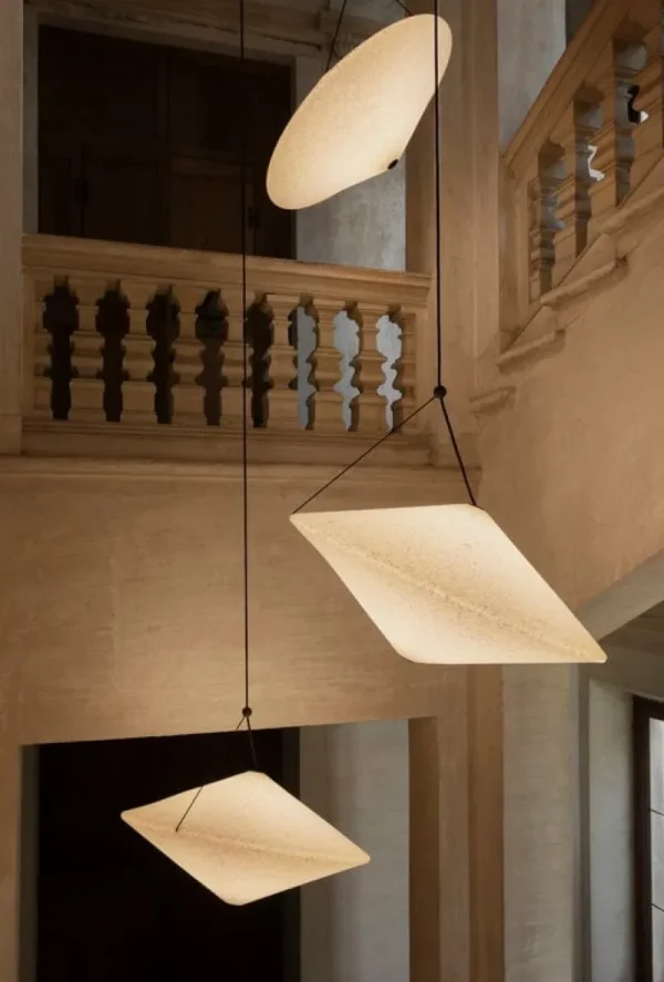 Muuto Deckenleuchten-Miniforms Rificolona Pendelleuchte, White Moon