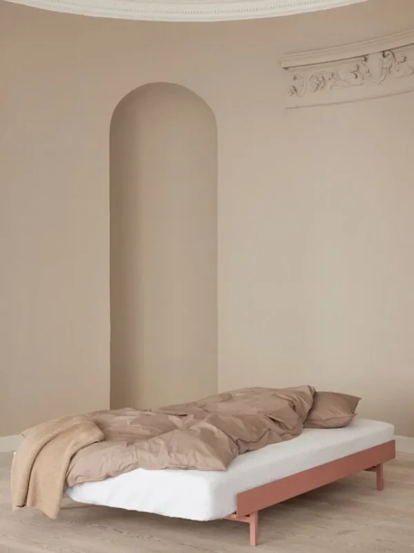 Moebe Betten-Bett, 90–180 cm, dusty rose