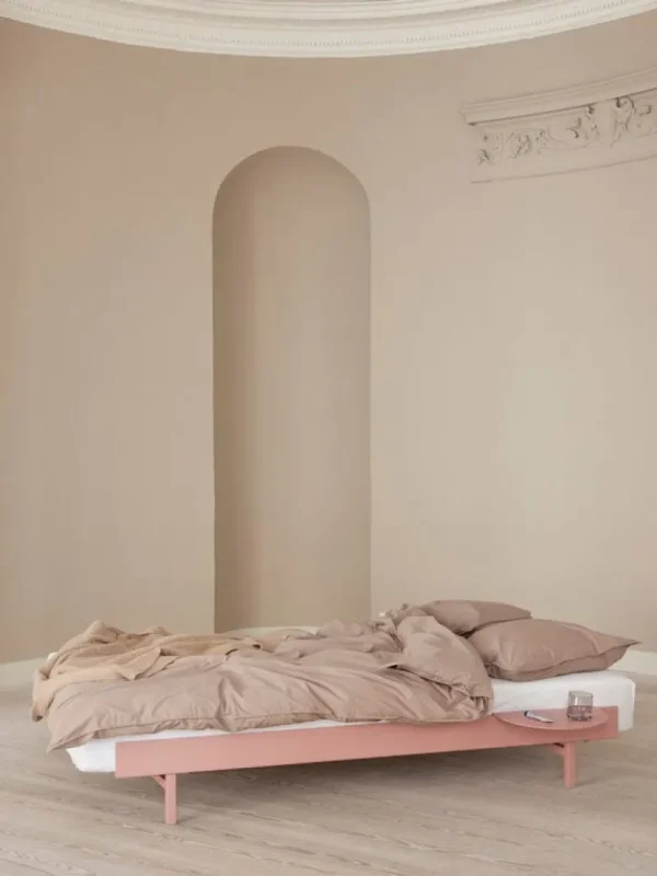 Moebe Betten-Bett, 90–180 cm, dusty rose