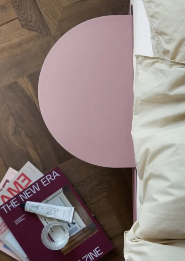 Moebe Betten-Bett, 90–180 cm, dusty rose