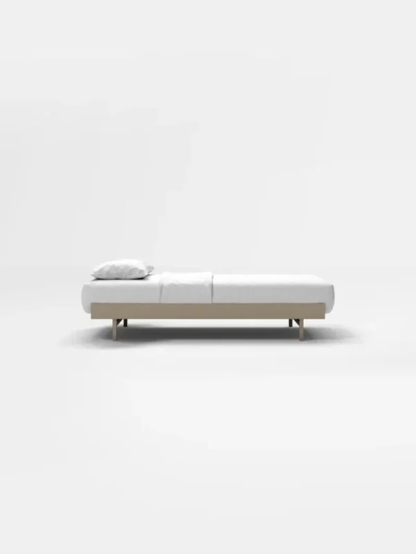 Moebe Betten-Bett, 90 cm, Sandbeige