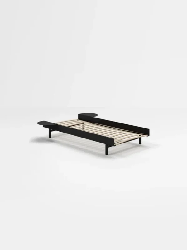 Moebe Betten-Bett, 90 cm, Schwarz