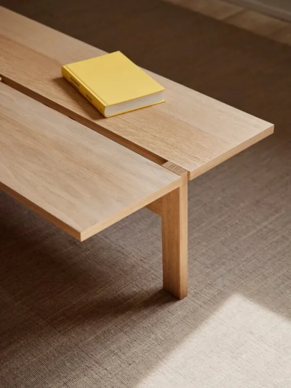 ferm LIVING Tische-Moebe Rectangular Couchtisch, 115 cm, Eiche
