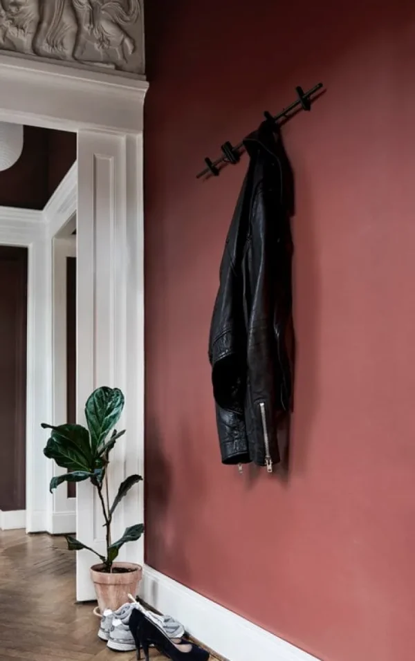 Moebe Garderoben Und Kleiderbügel^Wandgarderobe 70 cm, schwarz