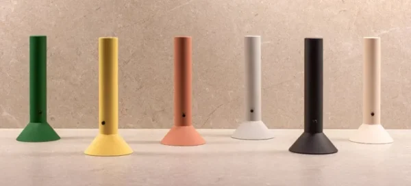 Mono Light Tischlampen-Dawn Patrol Taschenlampe, beige-rot