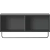Montana Furniture Garderoben Und Kleiderbügel | Regale^Coat Hutablage mit Kleiderständer, 04 Anthrazit