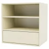 Montana Furniture Regale-Montana Mini Modul mit 1 Schublade, 150 Vanilla
