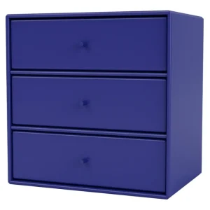 Poiat Regale-Montana Furniture Montana Mini Modul mit 3 Schubladen, 135 Monarch