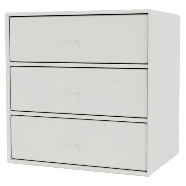 Montana Furniture Regale-Montana Mini Modul mit 3 Schubladen, 09 Nordic