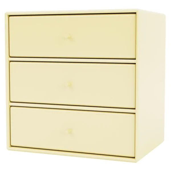 Montana Furniture Regale-Montana Mini Modul mit 3 Schubladen, 159 Camomile