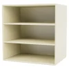 Montana Furniture Regale-Montana Mini Modul mit horizontalen Regalböden, 150 Vanilla