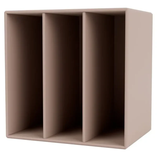 Montana Furniture Regale-Montana Mini Modul mit vertikalen Trennwänden, 137 Mushroom