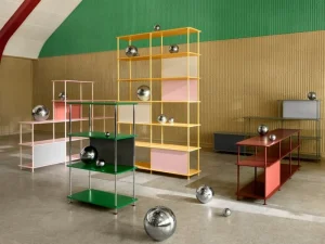 Muuto Regale-Montana Furniture Montana Free 300000 Regal, 232 Petersilie - Chrom