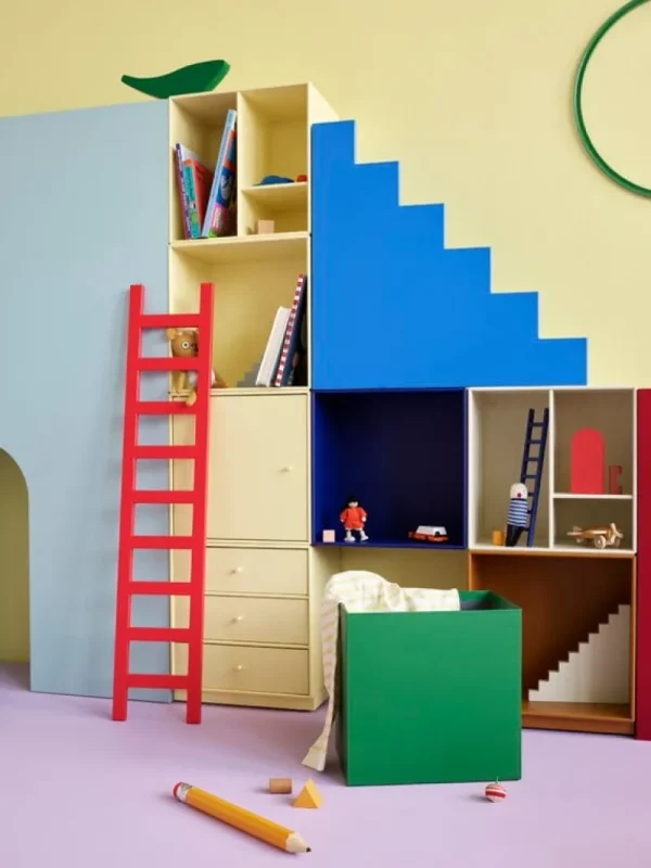 Montana Furniture Regale-Montana Mini Modul mit 3 Schubladen, 151 Rhubarb
